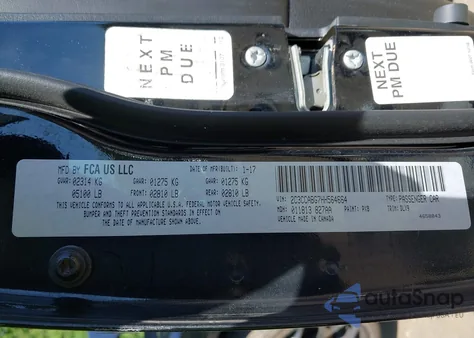 2017 Chrysler 300 300S from USA, damaged, VIN 2C3CCABG7HH564664